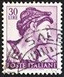 Head of Erythraean Sibyl from Sistine Chapel (Italy 1961)