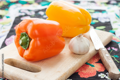 Photo: pepper red, yellow and orange pepper red, yellow and orange