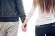 Holding hands