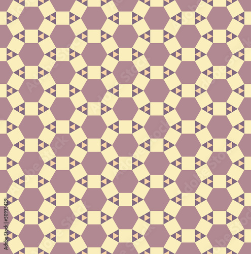 Vector: Seamless abstract pattern. Texture with triangles, squares, hexa Seamless abstract pattern. Texture with triangles, squares, hexa