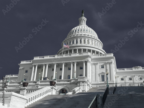 Photo: United States Capitol Building Stormy Weather United States Capitol Building Stormy Weather