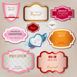 Set of Superior Quality and Satisfaction Guarantee Badges, Label