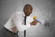 Angry businessman