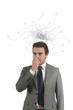 Confused businessman