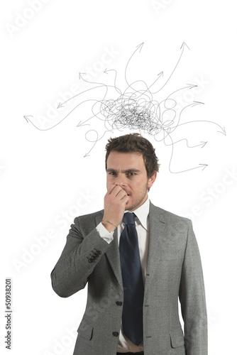Photo: Confused businessman Confused businessman