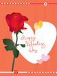 Valentine's rose