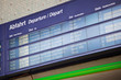 Abfahrtsplan am Bahnhof in Köln