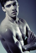 Muscular Young Man Without T-s...