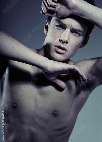 Photo: Beautiful and strong young guy Beautiful and strong young guy
