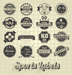 Vector Set: Mixed Sport Labels... Vector Set: Mixed Sport Labels...