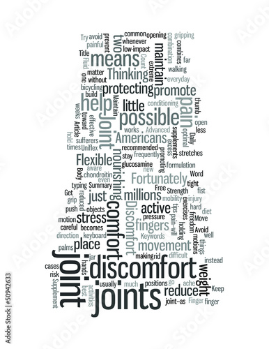 Vector: Joint Discomfort And Flexible Thinking Joint Discomfort And Flexible Thinking