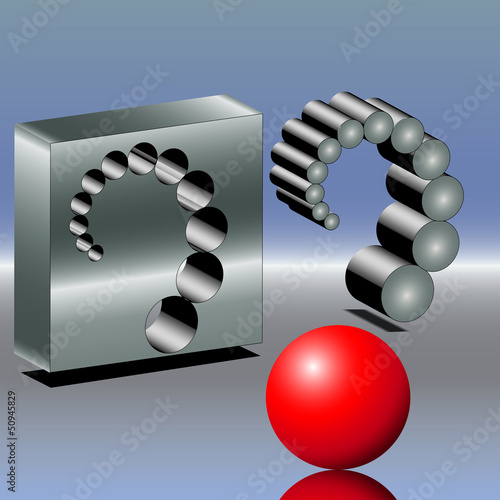 Vector: Metallfrage Metallfrage