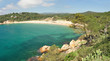 Panorámica playa en la Costa Brava