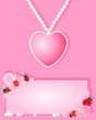 Vektor: love necklace love necklace