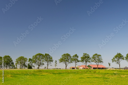 Photo: Dutch landscape with farmhouse Dutch landscape with farmhouse