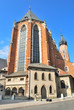 Krakow, Poland. St. Mary's Church