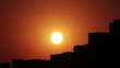 timelapse with sunset in India