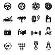 Car service maintenance icon set1. Vector illustration.