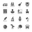 Education Icons set 3. Vector Illustration.
