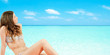 ragazza al mare