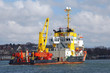 Foto: Schlepper und Tonnenleger auf dem kiel Kanal Schlepper und Tonnenleger auf dem kiel Kanal