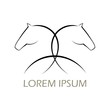 Horse symbol vector