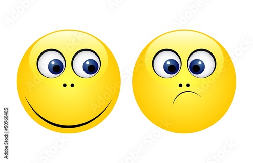 Vector: Characters of yellow emoticons Characters of yellow emoticons