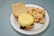 Cheeseburger with Macaroni Salad with Tuna
