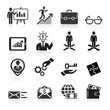 Business icons, management and human resources set5. vector eps