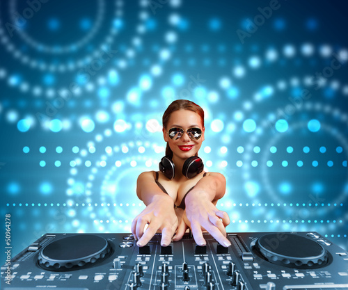 Photo: dj and mixer dj and mixer