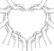 Hands Drawing Conceptual.