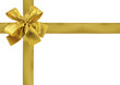 Photo : rubans dorés pour décoration emballage cadeau rubans dorés pour décoration emballage cadeau