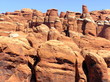 Rock formations in Arches National Park, Utah