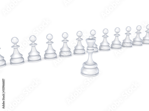 Illustration: leadership concept. leadership concept.