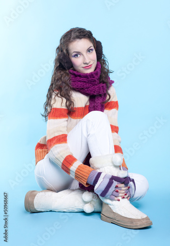 Photo: Sitting woman Sitting woman