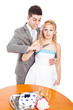 Photo: Crazy wedding couple Crazy wedding couple