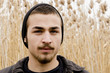 Young man in nature