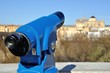 Tourist telescope in Cordoba, Spain