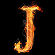 Burning objects and objects on fire background