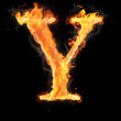 Burning objects and objects on fire background