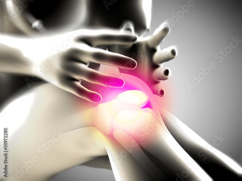 Illustration: x ray of knee showing knee pain x ray of knee showing knee pain