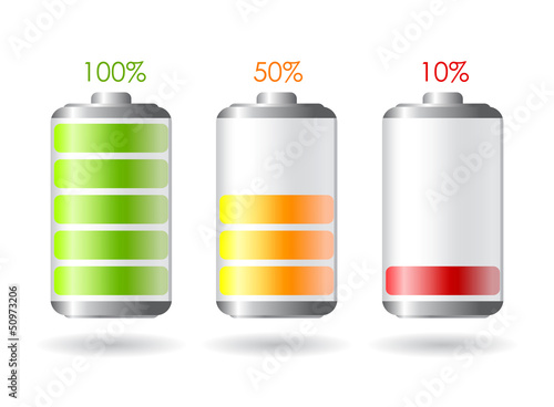 Vector: Vector batteries icon Vector batteries icon