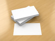 Business cards blank mockup