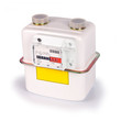 Natural Gas Meter Isolated on white with clipping path