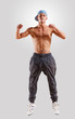young man dancing hip hop