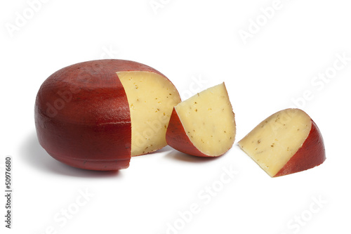 Photo: Dutch low fat cumin farmers cheese Dutch low fat cumin farmers cheese