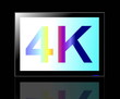 Illustration: 4K TV high resolution 4K TV high resolution
