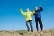 Photo: Springende Jungen Springende Jungen