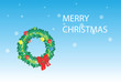 christmas wreath - 5 of 6 christmas cards
