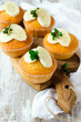 Muffins with a banana